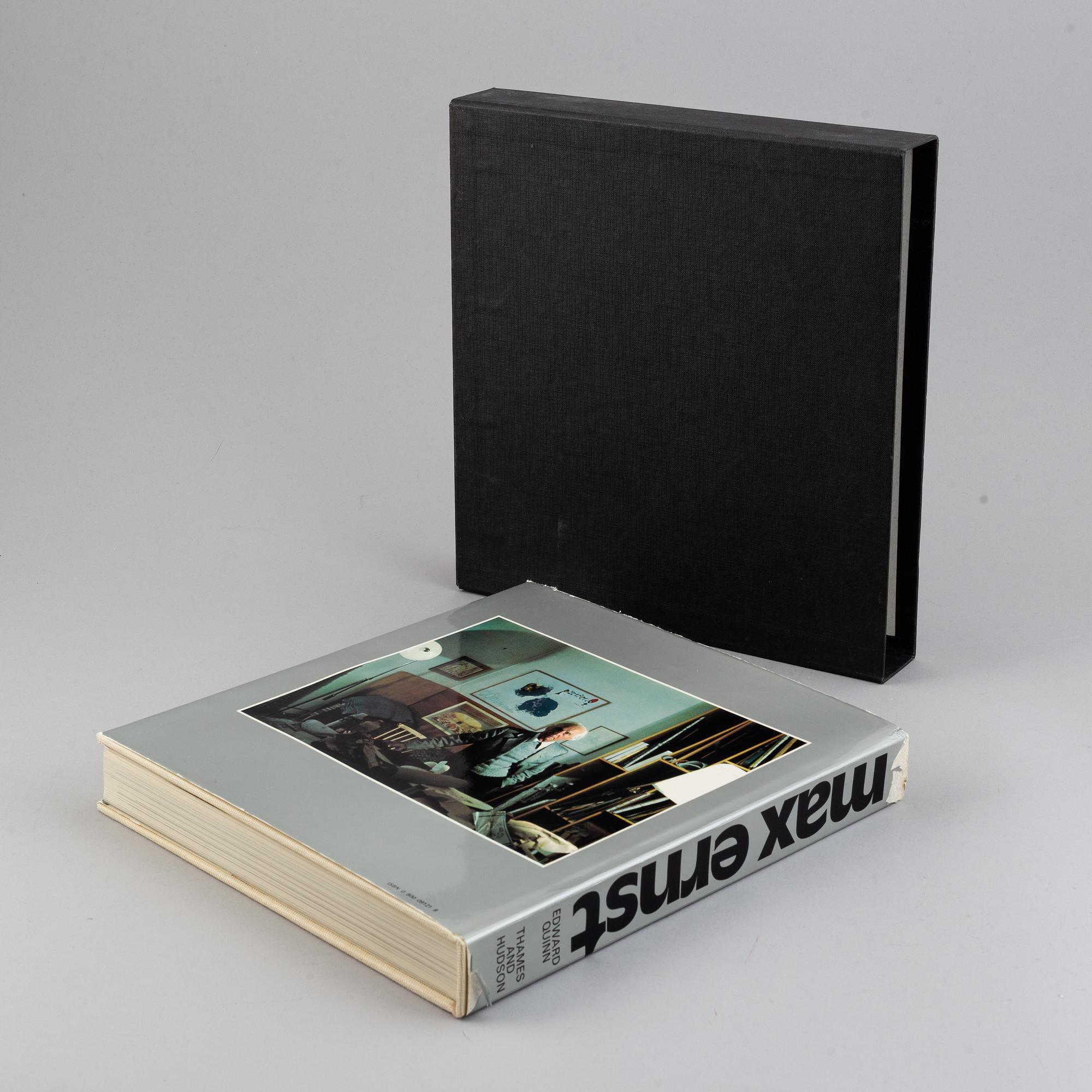 BOOK, "Max Ernst", av Edward Quinn, utgiven av Thames and Hudson, 1977.