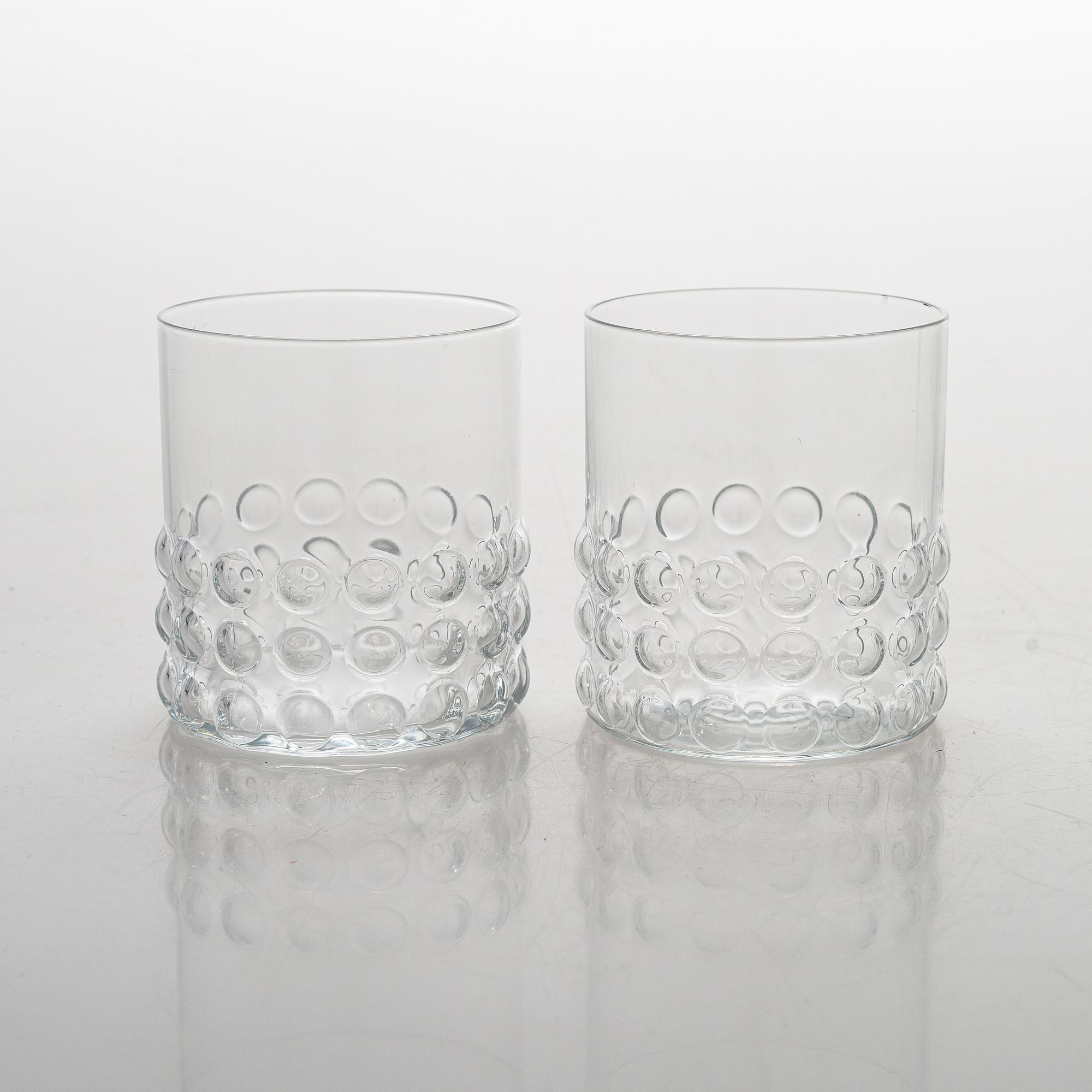 Nanny Still, A pticher and six drinking glasses "Grappo". Riihimäen Lasi OY.
