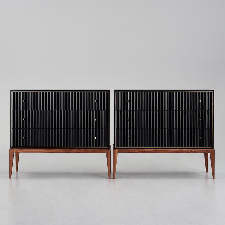 Attila Suta, a pair of chest of drawers, his own workshop, Stockholm 2021.