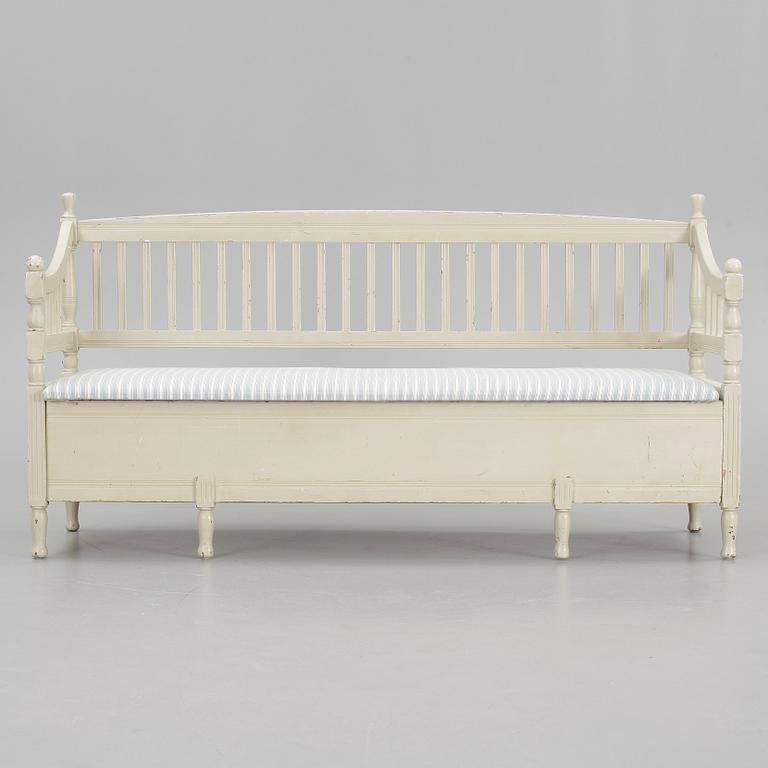SOFFA, gustaviansk stil, 1800/1900.