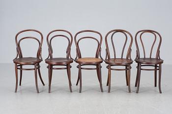 STOLAR, 5 st, varav tre märkta; Thonet.
