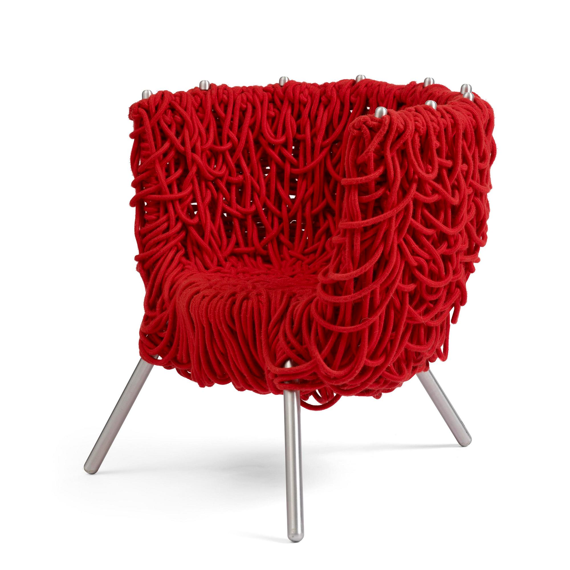 Fernando & Humberto Campana, a "Vermelha" chair, Edra, Italy, post 1993.