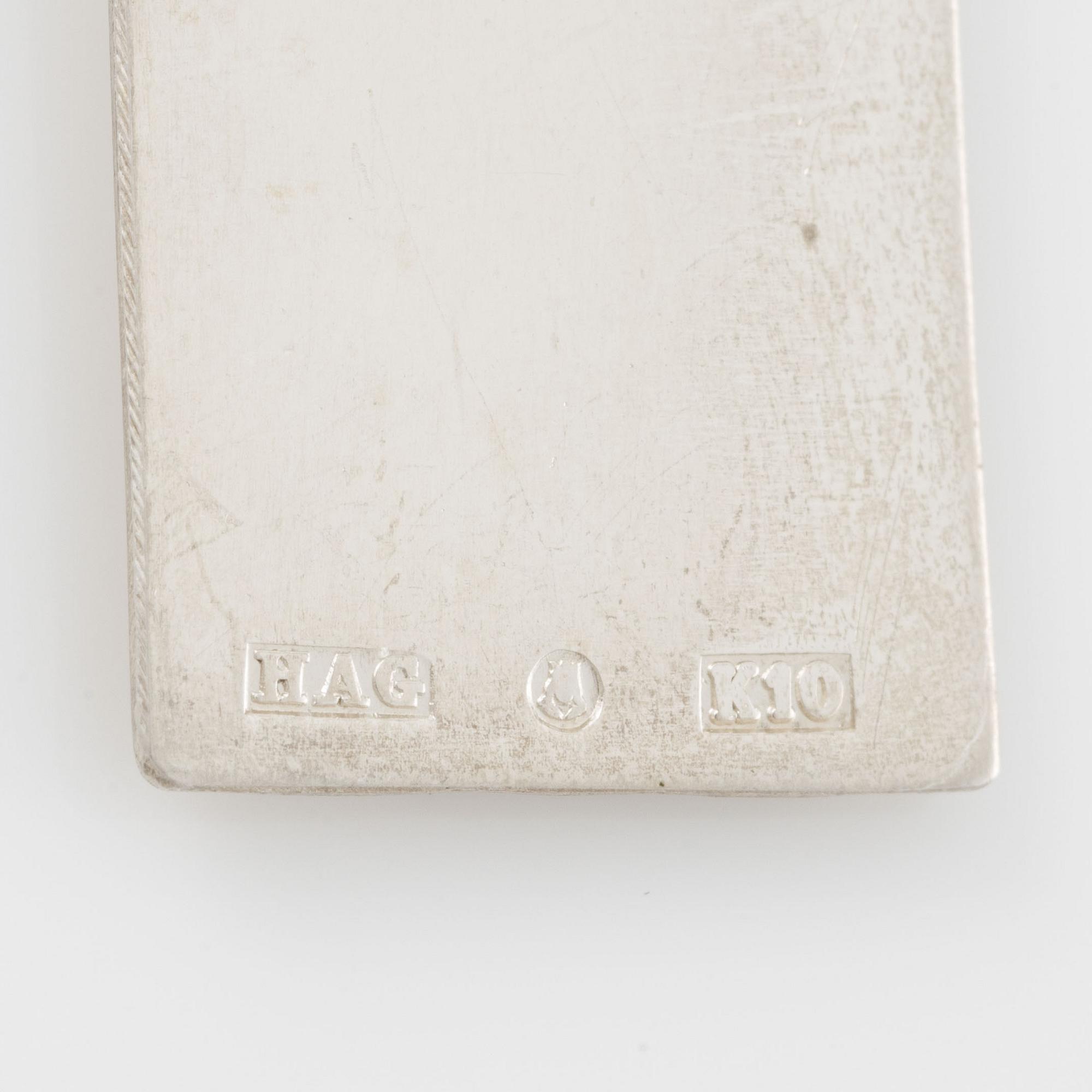 Birger Haglund, collier, sterlingsilver, Stockholm 1984.