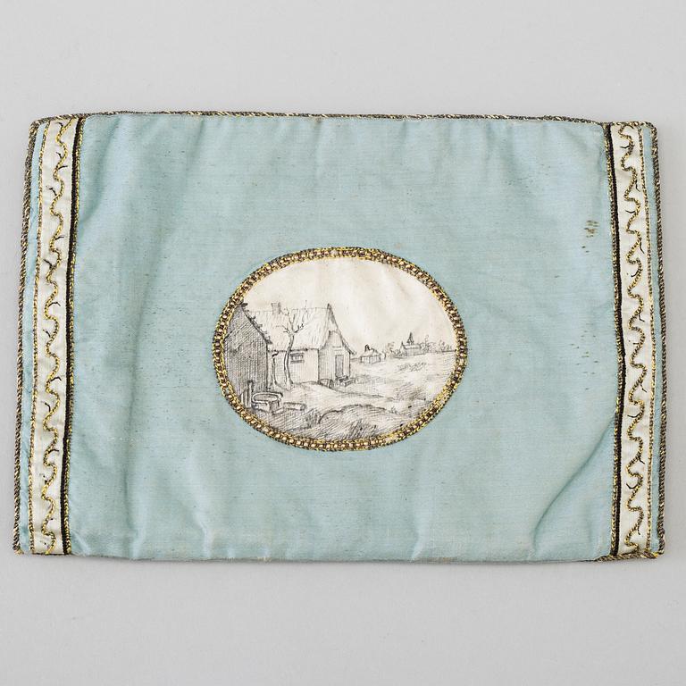 A WALLET, late 18th / early 19th century.