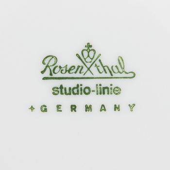 A 28 pieces of porcelain tableware by Tapio Wirkkala, model "Composition/Jääkukka" for Rosenthal, 20th cen.