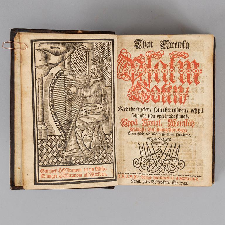 Swedish Hymnals 1742, 1804, 1824.