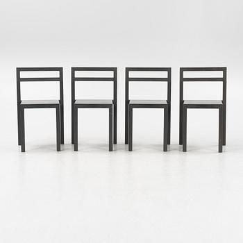 Boris Berlin & Poul Christiansen, stolar, 4 st, "Non", Komplot design, Källemo, 2000.