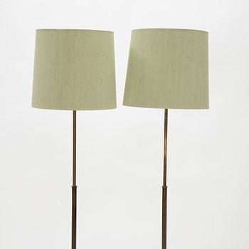 Harald Notini, a pair floor lamps, model "15695", Arvid Böhlmarks Lampfabrik, 1950s-60s.
