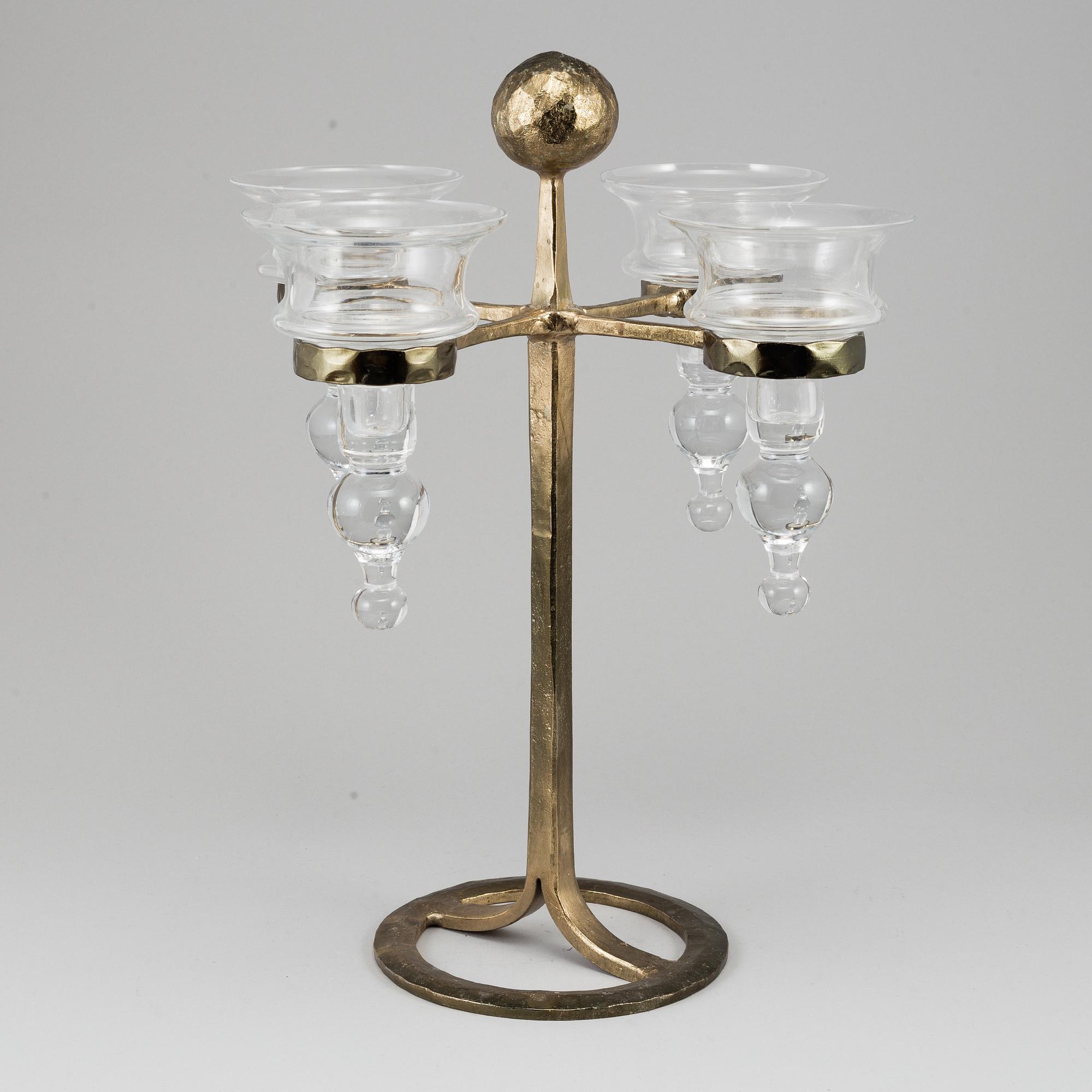 BERTIL VALLIEN, a 1970's candelabra.