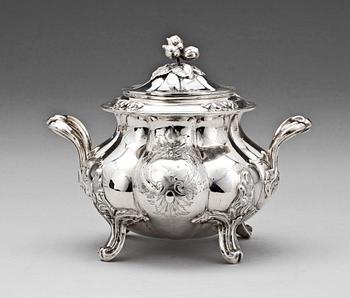 SOCKERSKÅL. Silver. Frankrike, 1900-tal. 560 g.