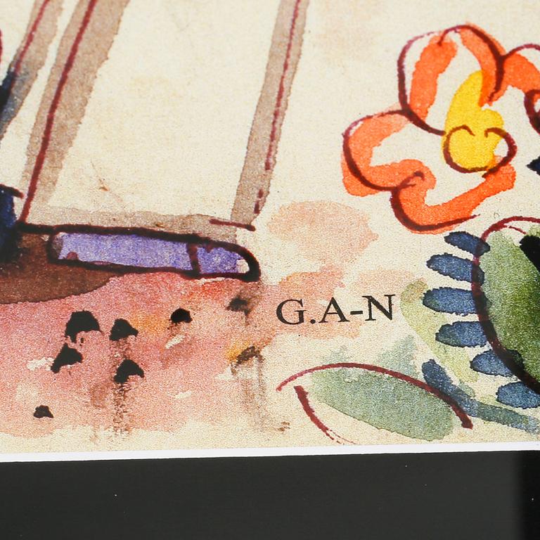 GÖSTA ADRIAN-NILSSON, litografi, stämpelsignerad samt numrerad 119/475.
