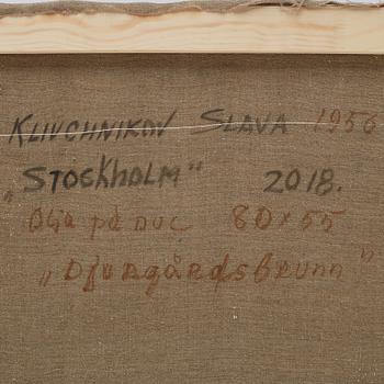 Vjeteslav Kliuchnikov, olja på duk, signerad. Daterad 2018 a tergo.