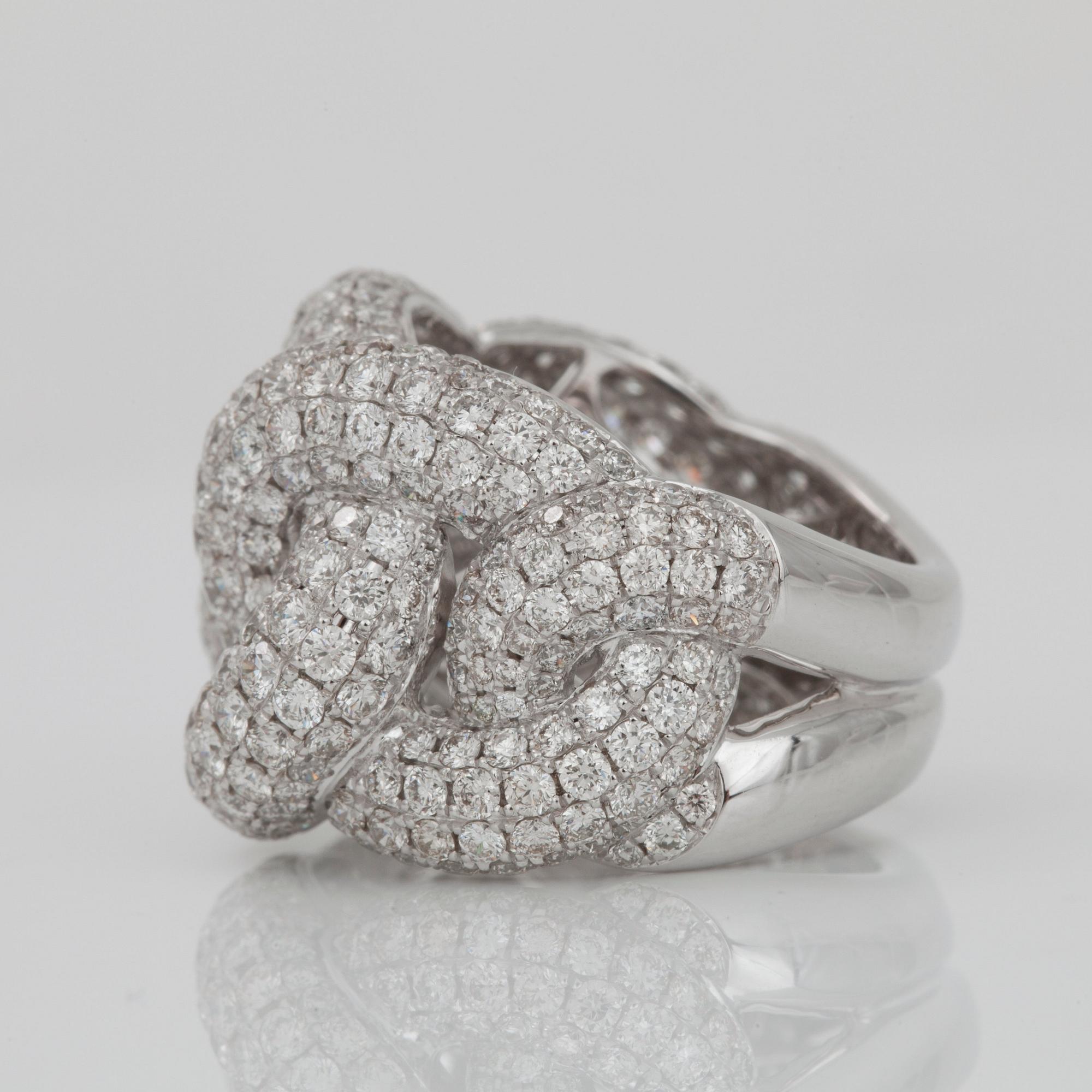 A diamond ring, 5.28 cts according to engraving.