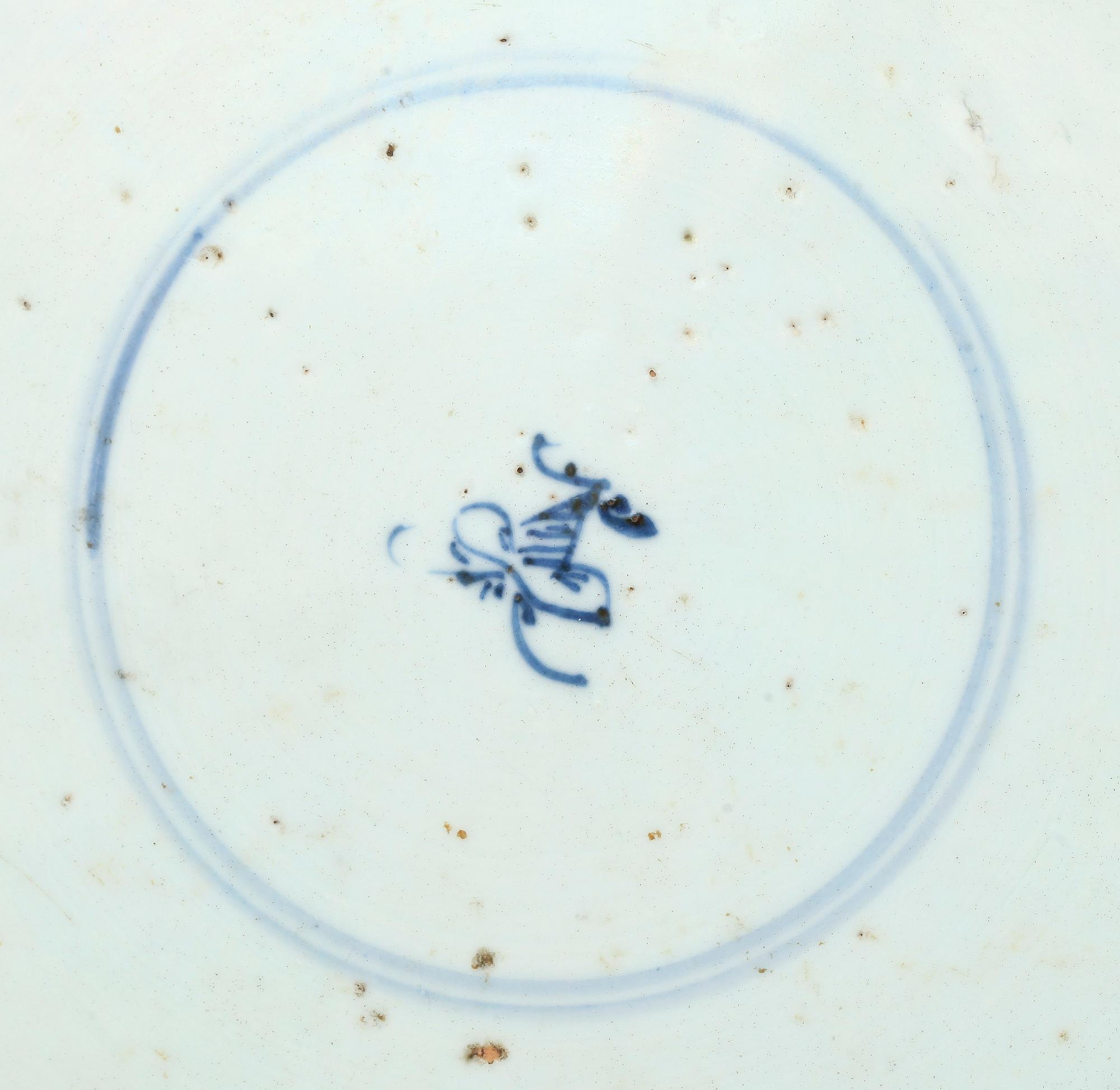 FAT, porslin, Kina, Qing dynastin, sannolikt Kangxi (1662-1722).