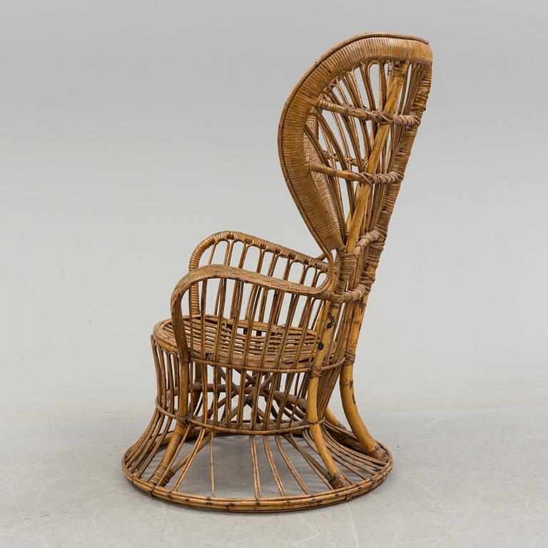 GIO PONTI, fåtölj, Bonacina, Italien, 1950-tal.