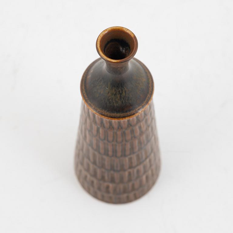 Stig Lindberg, a stoneware vase, Gustavsberg studio, Sweden 1963.