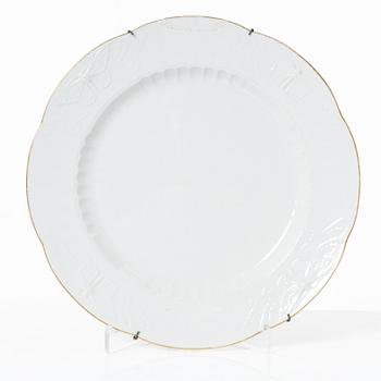 Alf Wallander, a 69 pieces dinner service, porcelain, "Fjäril", Rörstrand, early 20th century.