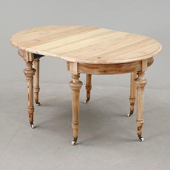 BORD, med iläggskiva, nyrokoko, omkring 1900.