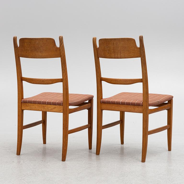 Carl Malmsten, six chairs, "Calmare Nyckel", Åfors möbelfabrik, later part of the 20th Century.