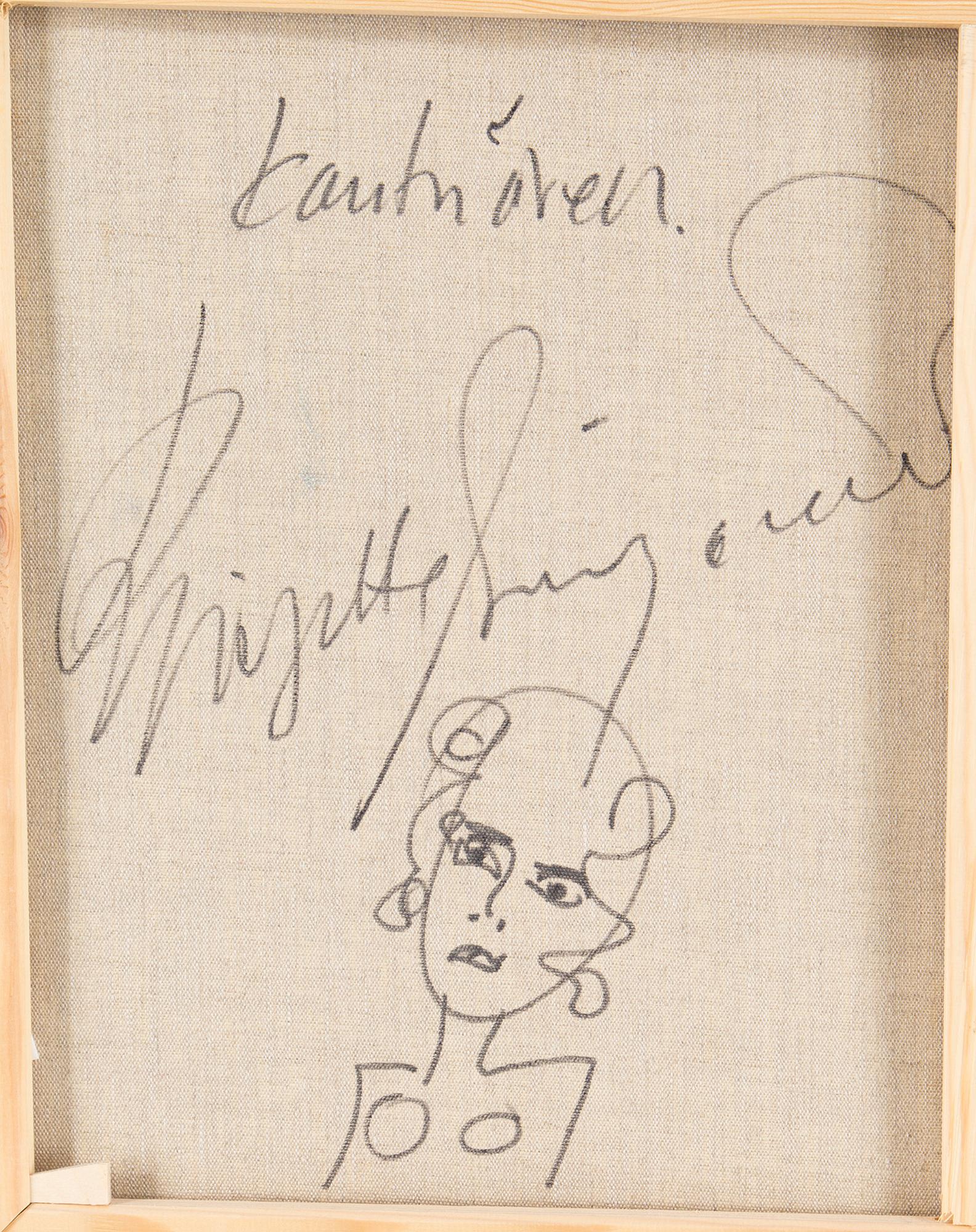 BIRGITTE SÖNDERGAARD, olja på duk, signerad.