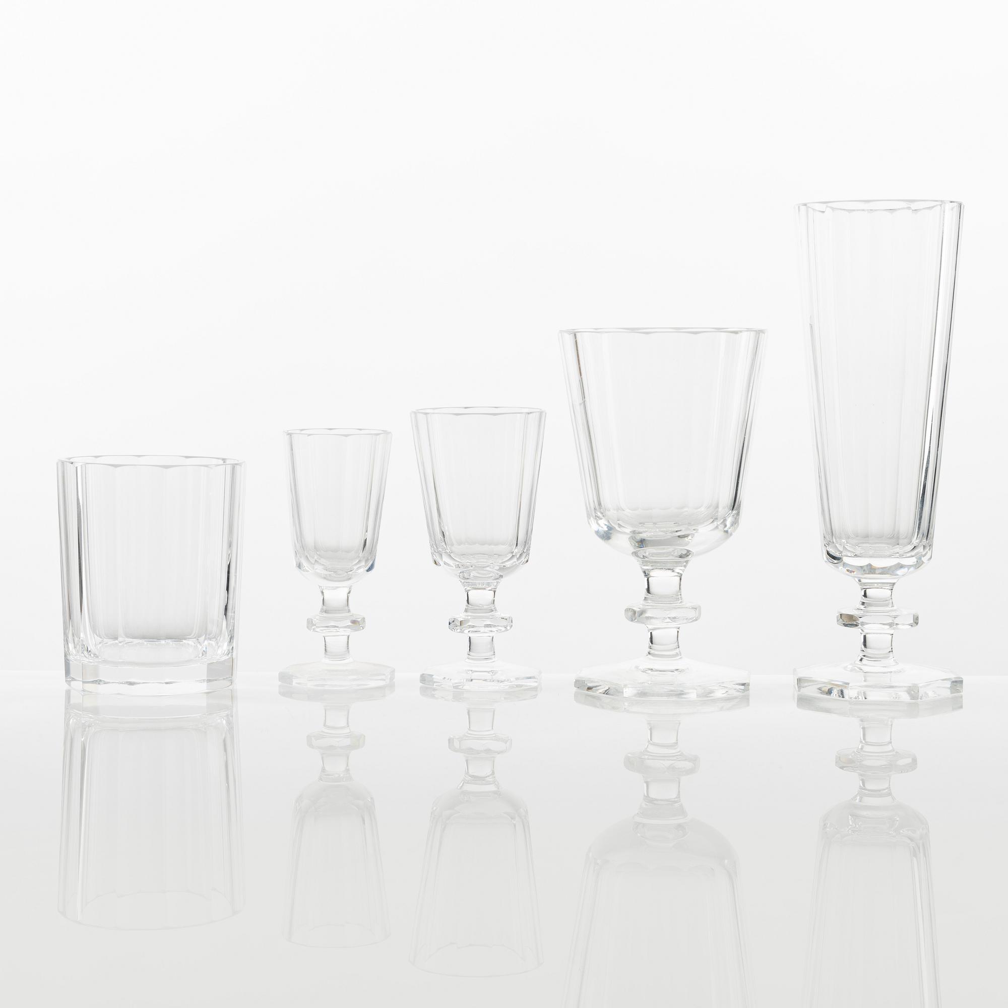 Elis Bergh, glasservis, 80 delar, ” Karlberg ”, Kosta.