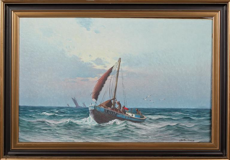 JOHAN OSSIAN-ANDERSSON, olja på duk, signerad.