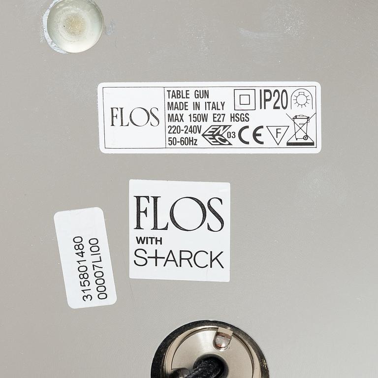 Philippe Starck, a table lamp, 'Table Gun Lamp', FLOS, Italy.