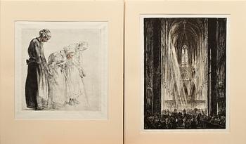 BOK, Frank Brangwyn med 20 grafiska verk.