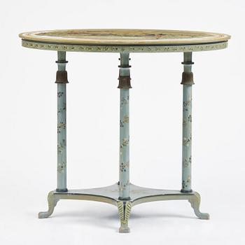 Carl Malmsten, an oval Swedish Grace table, cabinetmaker Albin Johansson, Stockholm, for Villa Kvikkjokk, 1927.