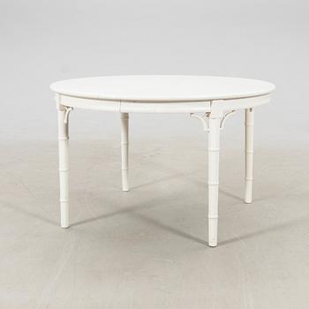 A seven-piece dining suite by Miranda of Sweden, second half of the 20th century.