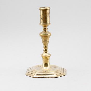 LJUSSTAKE, brons, 1600-/1700-tal.