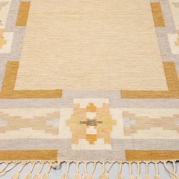 Ingegerd Silow, a carpet, flat weave, ca 240 x 175,5 cm, signed IS.