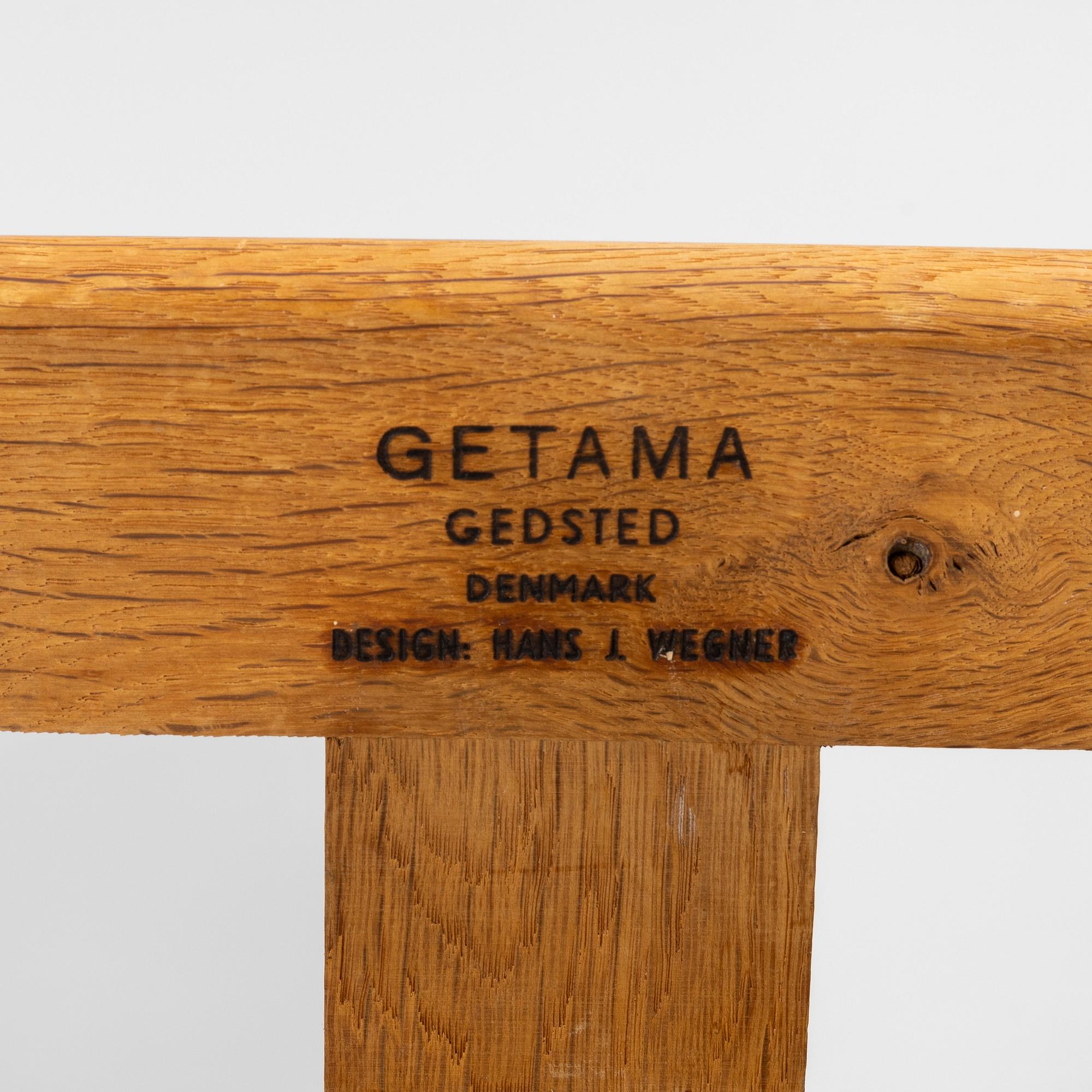 Hans J. Wegner, soffa, "GE-240/3/Cigarren", Getama, Gedsted, Danmark, 1960-tal.