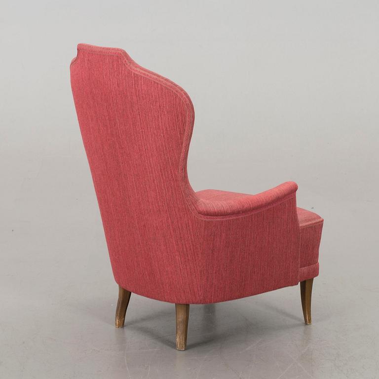 CARL MALMSTEN, fåtölj, "Farmor", AB O H Sjögren, Tranås, 1900-talets andra hälft.