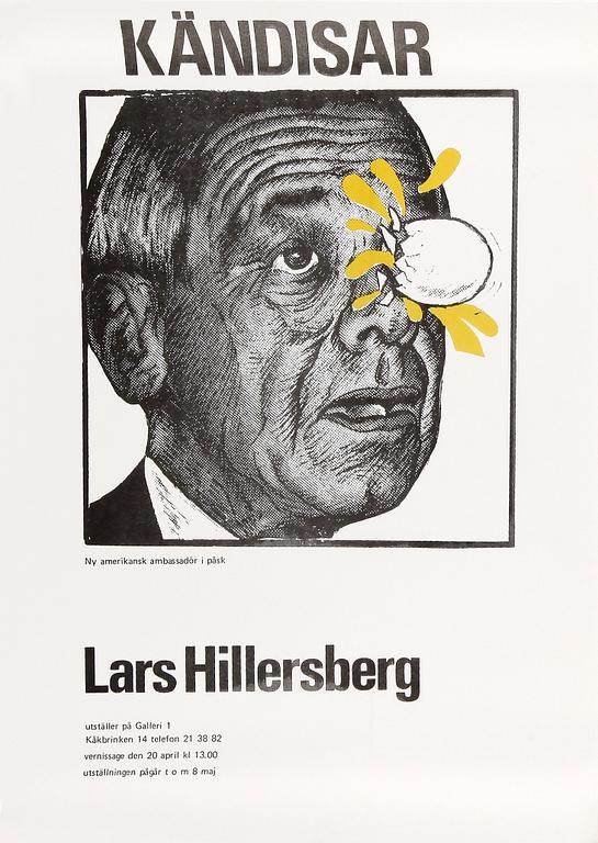 LARS HILLERSBERG, affisch.