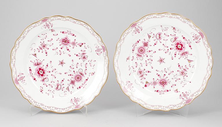 FAT, ett par, porslin, Meissen, 1800-talets slut.