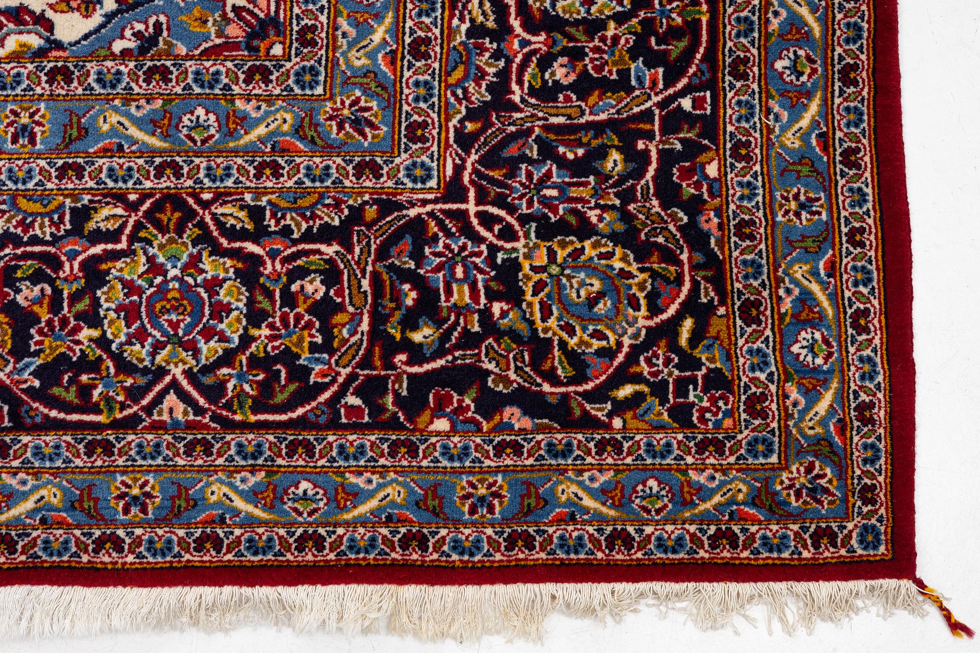 Carpet, Keshan, approx. 410 x 305 cm.