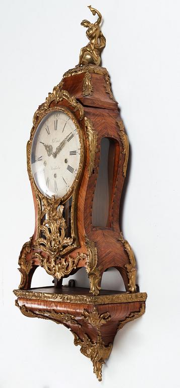 A Swedish Rococo bracket clock by Petter Ernst (1753-84).