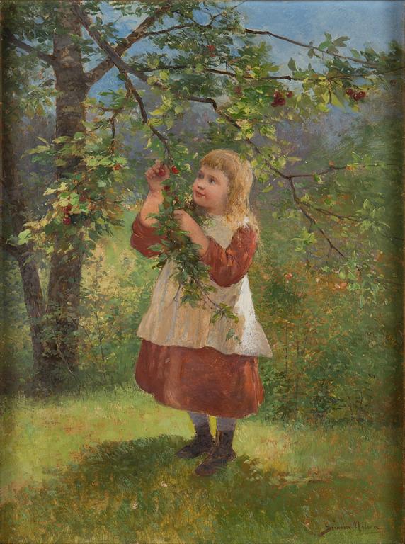 SEVERIN NILSON, olja på duk, signerad.