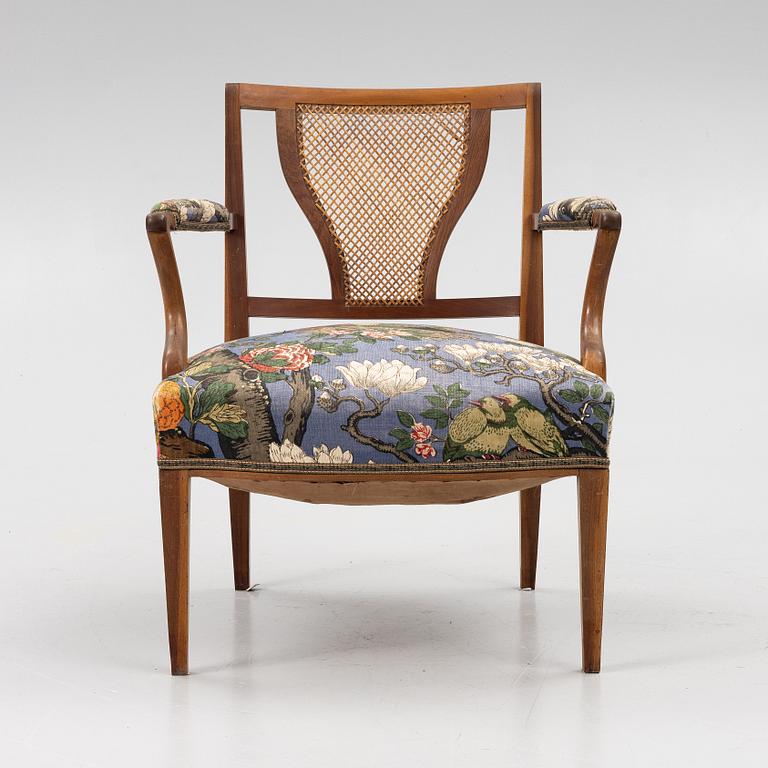 Josef Frank, a model 969 armchair, Firma Svenskt Tenn, Sweden.