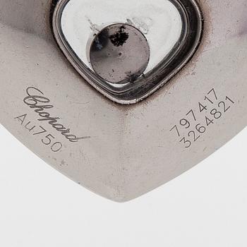 Chopard, halsband med hänge, hjärta "Happy Diamonds", 18K vitguld och diamanter.