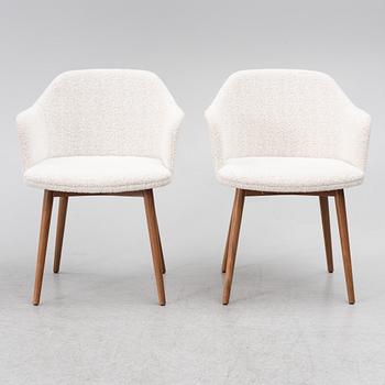 Karmstolar, 6 st, "Rely Armchair", &Tradition, Danmark.