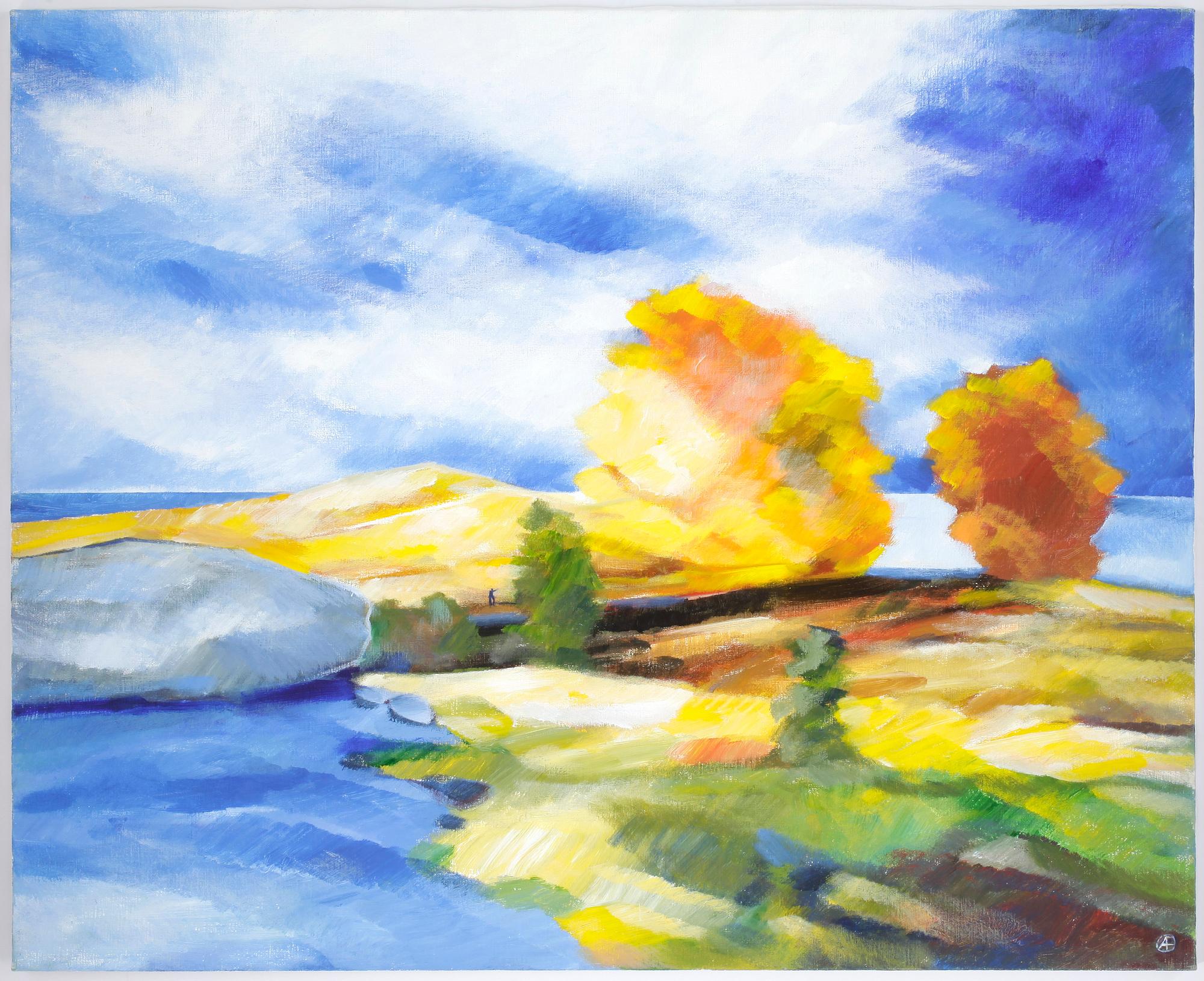 ANITA FRÖDING, olja på duk, monogramsignerad.