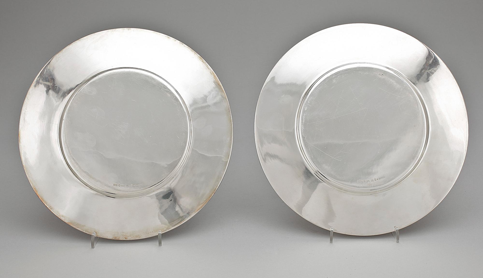 KUVERTTALLRIKAR, 2st, sterling silver, Sigurd Persson, Stockholm, 1956. Vikt ca1009g.