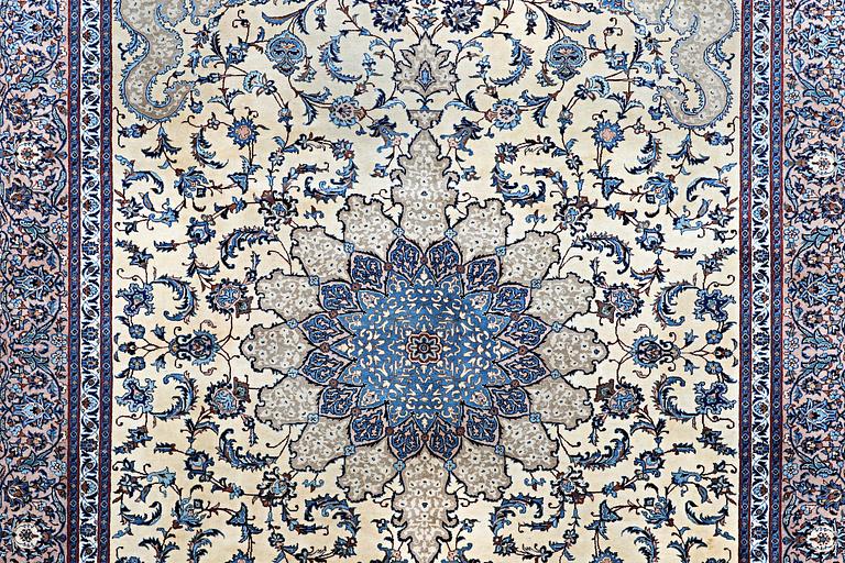 A carpet, Kashmar, ca 394 x 303 cm.