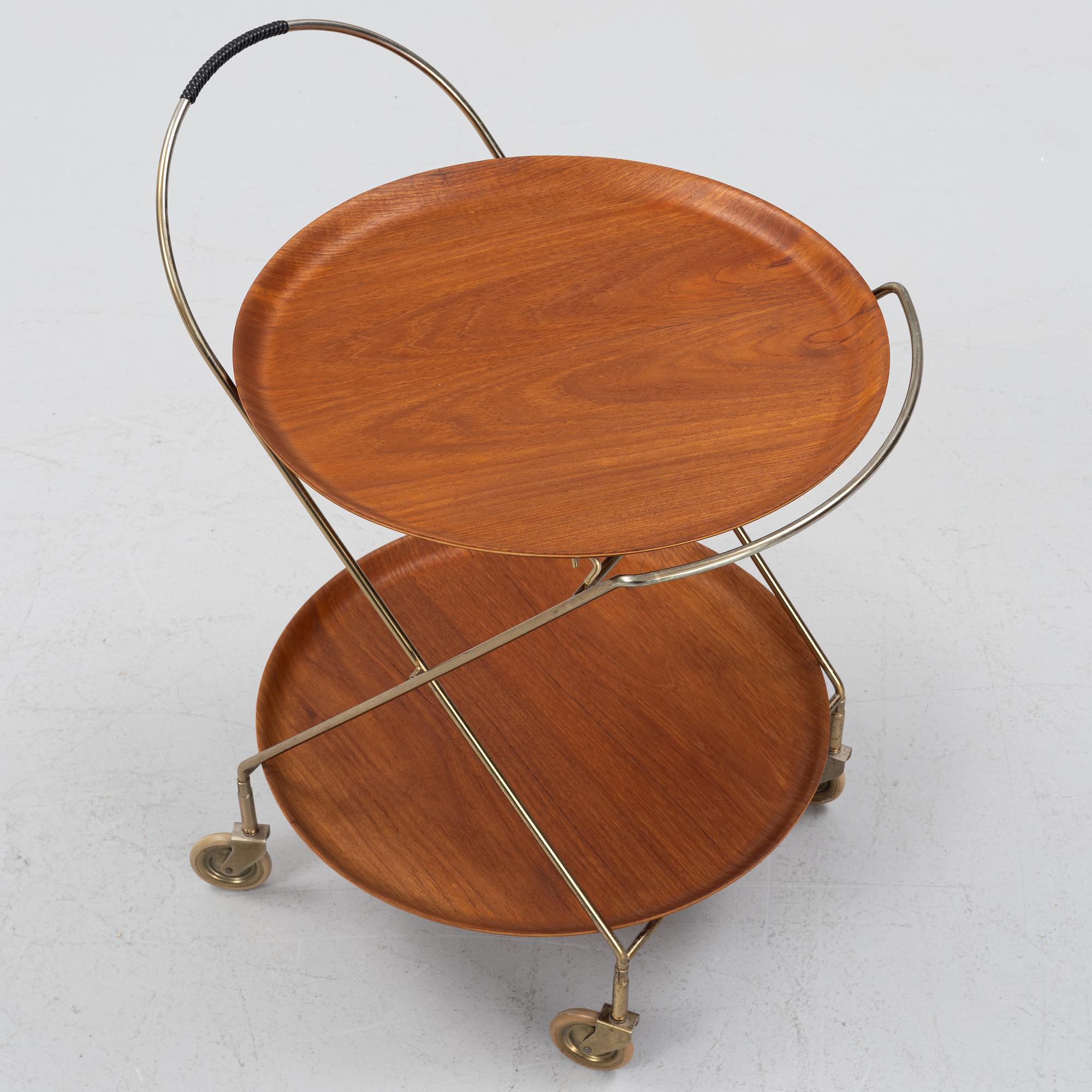 Serving cart, Åry, mid-20th century.