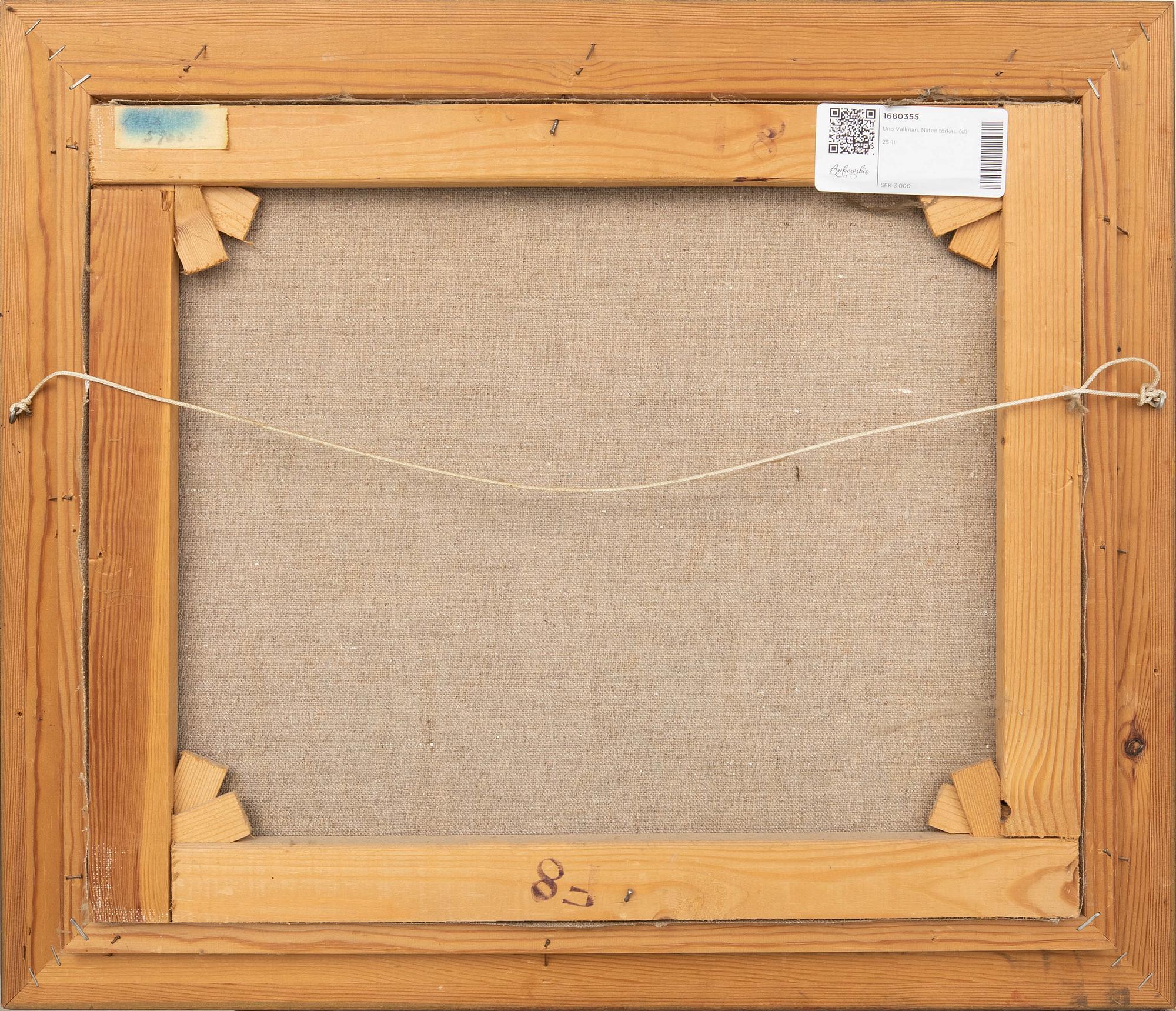 Uno Vallman, The nets are drying.