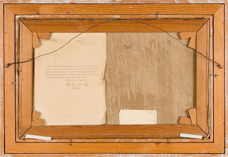 Maria Wiik, The woman in the arbor.