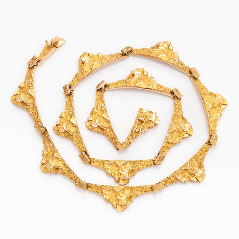 Björn Weckström, kaulakoru, "Kaarisilta", 14K kultaa.