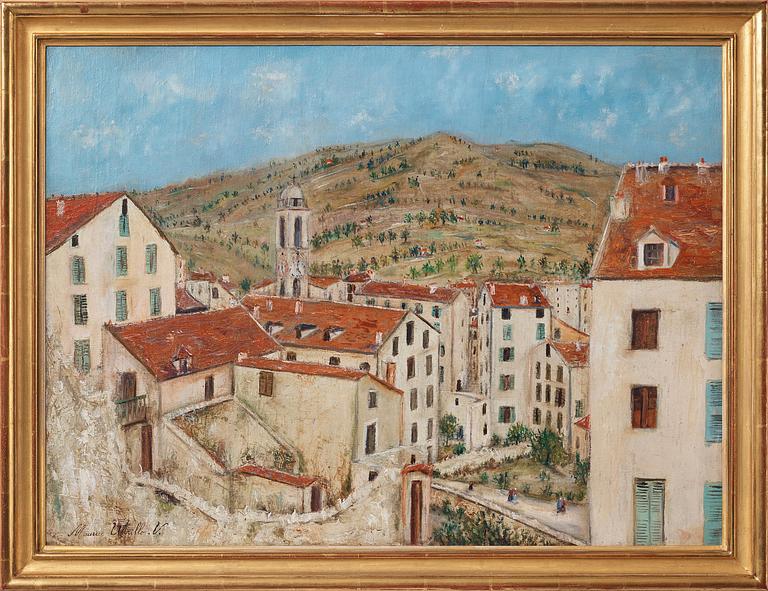 Maurice Utrillo, "Vue de Corte".